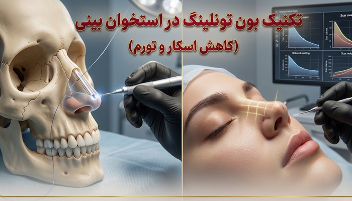 تکنیک بون تونلینگ در استخوان بینی (کاهش اسکار و تورم)