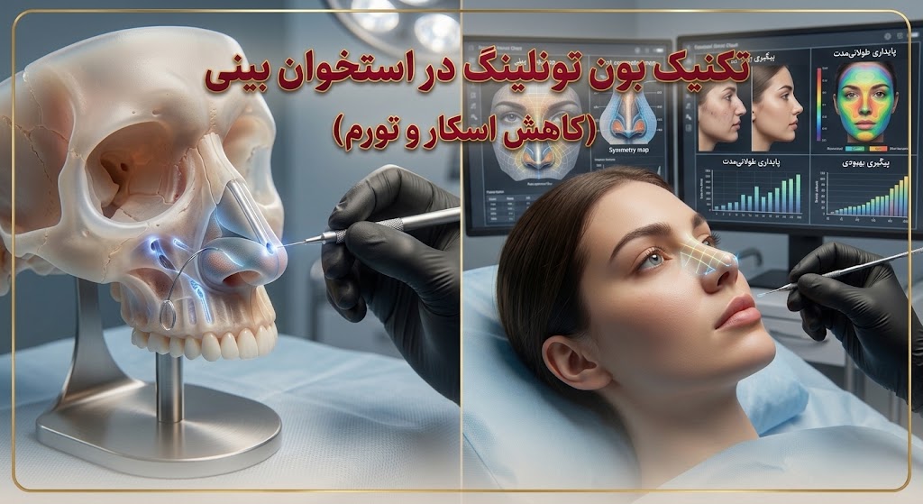 تکنیک بون تونلینگ در استخوان بینی (کاهش اسکار و تورم)